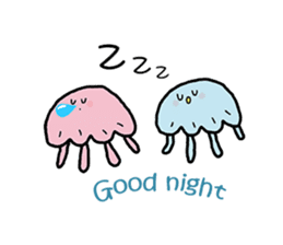 The Jellies - A jellyfish for every mood sticker #12556218