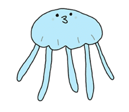 The Jellies - A jellyfish for every mood sticker #12556222