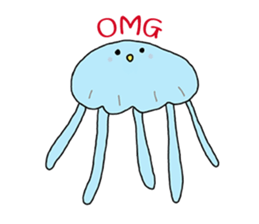 The Jellies - A jellyfish for every mood sticker #12556223