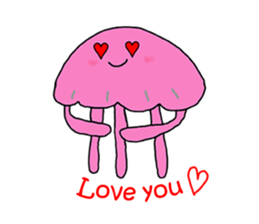 The Jellies - A jellyfish for every mood sticker #12556233