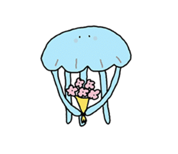 The Jellies - A jellyfish for every mood sticker #12556237