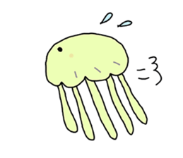 The Jellies - A jellyfish for every mood sticker #12556240