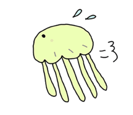 The Jellies - A jellyfish for every mood sticker #12556240