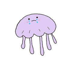 The Jellies - A jellyfish for every mood sticker #12556242