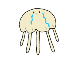 The Jellies - A jellyfish for every mood sticker #12556243
