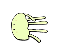 The Jellies - A jellyfish for every mood sticker #12556246