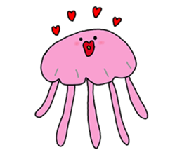 The Jellies - A jellyfish for every mood sticker #12556247