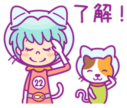 nekoneko space travelers sticker #12556404