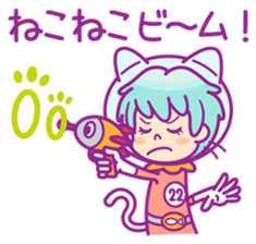 nekoneko space travelers sticker #12556410