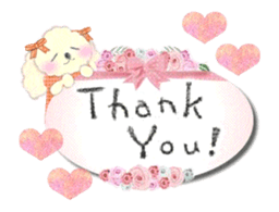 toy poodle "LUNLUN"-movie- English 1 sticker #12556823