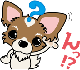 Papillon dog "Rook"2 sticker #12557080