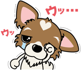 Papillon dog "Rook"2 sticker #12557087