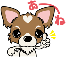 Papillon dog "Rook"2 sticker #12557090