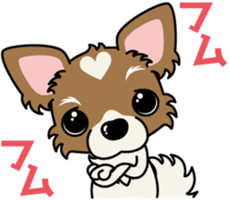 Papillon dog "Rook"2 sticker #12557091