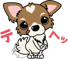 Papillon dog "Rook"2 sticker #12557099