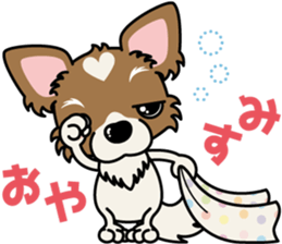 Papillon dog "Rook"2 sticker #12557117