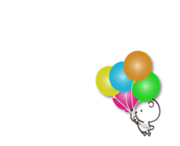 Malicious polar bear sticker #12557289