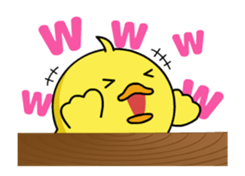 Moving Chick! - Animation Sticker sticker #12557585