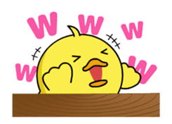 Moving Chick! - Animation Sticker sticker #12557585