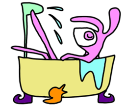 talkative animal 5 sticker #12558230