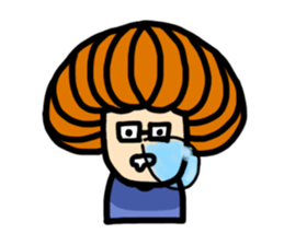 Mushroom's hush life sticker #12558284