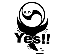 Cutely ghost sticker #12558540