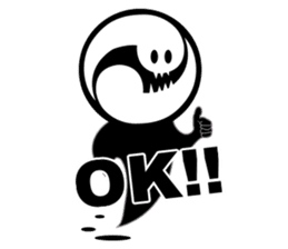 Cutely ghost sticker #12558541