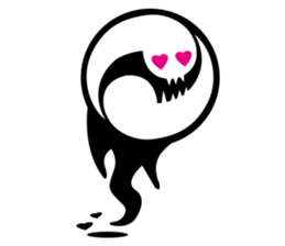 Cutely ghost sticker #12558545