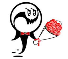 Cutely ghost sticker #12558547