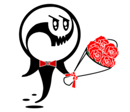 Cutely ghost sticker #12558547