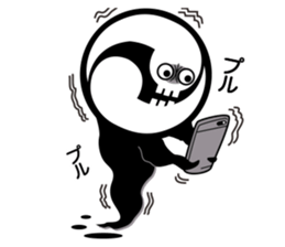 Cutely ghost sticker #12558548