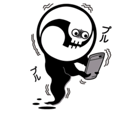 Cutely ghost sticker #12558548