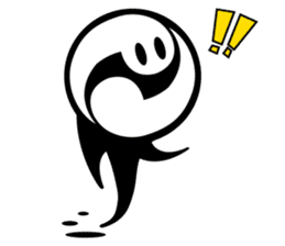 Cutely ghost sticker #12558550