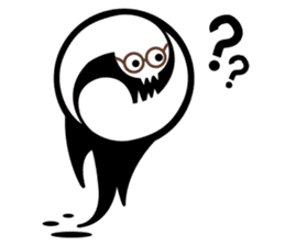 Cutely ghost sticker #12558551