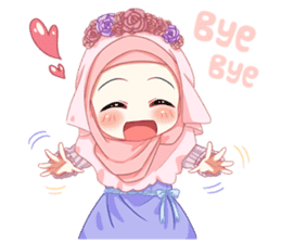 Hijab Princess (Muslim Kawaii Girl) sticker #12558625