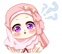 Hijab Princess (Muslim Kawaii Girl) sticker #12558628