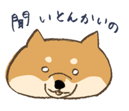 Japanese Shiba inu Tetsu sticker #12558839