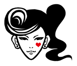 Heart(Trump girls) sticker #12559102