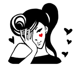 Heart(Trump girls) sticker #12559106