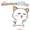 Miawsy & Coby: Animated Sticker