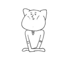 Cat wearing a T-shirt. sticker #12559361