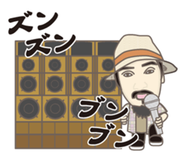 Reggae singer "Sing J Roy" of FUKUI sticker #12559496