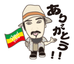 Reggae singer "Sing J Roy" of FUKUI sticker #12559498