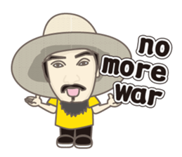 Reggae singer "Sing J Roy" of FUKUI sticker #12559506