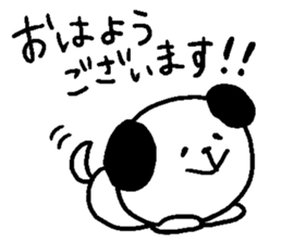 dog sticker bow wow sticker #12559646