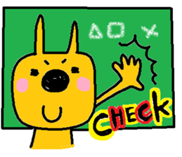 Yellow child sticker #12560002