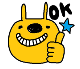 Yellow child sticker #12560009