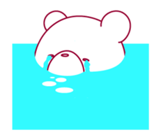 The bear "UGOKUMA" sticker #12560656