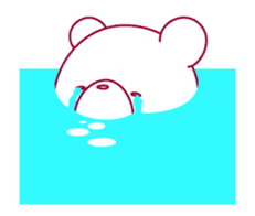 The bear "UGOKUMA" sticker #12560656