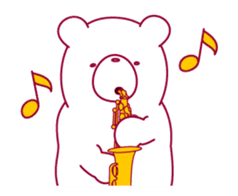 The bear "UGOKUMA" sticker #12560657